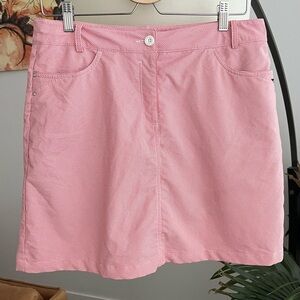 N’VO Plaid Ruffle Back Golf Skirt / Skort